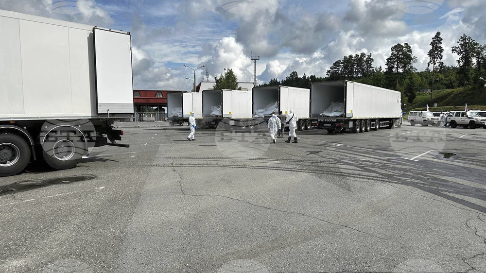 Русия заяви, че е предала телата на 1000 загинали войници на Украйна и е получила 26 тела на руски военнослужещи