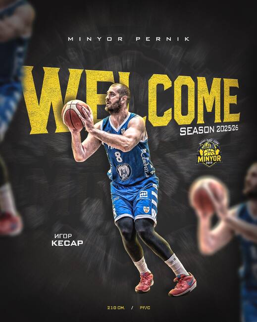 Баскетболният Миньор Перник привлече Игор Кесар