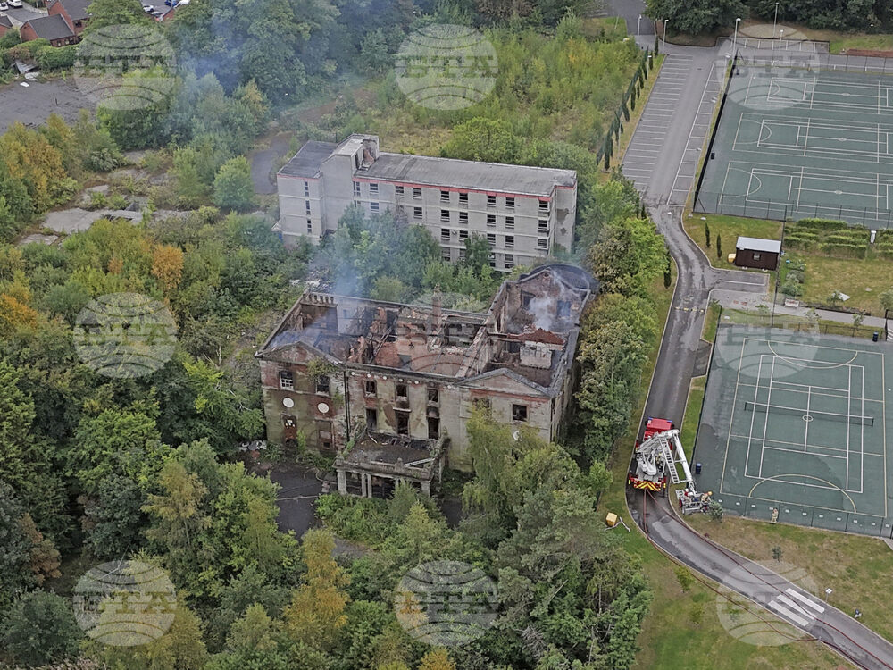 Britain Woolton Hall Fire
