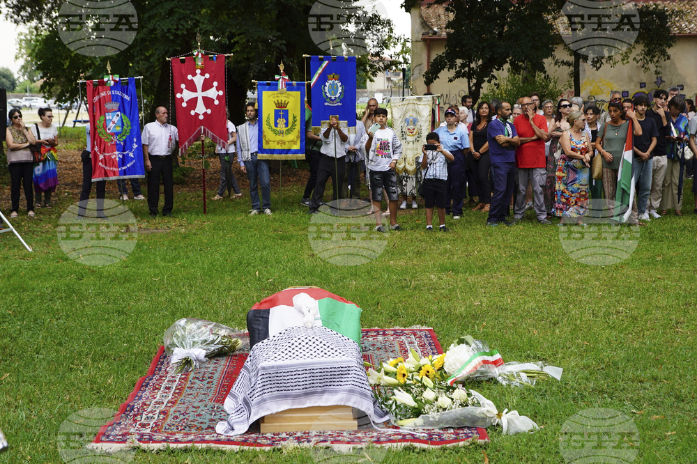 Italy Palestinian Funeral
