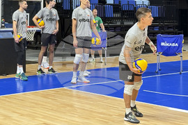 Самоков - зала “СамЕлион” - национален отбор по волейбол - тренировка