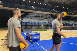 Самоков - зала “СамЕлион” - национален отбор по волейбол - тренировка