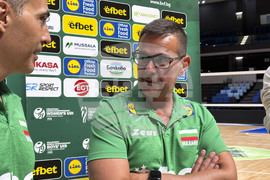 Самоков - зала “СамЕлион” - национален отбор по волейбол - тренировка