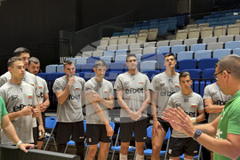 Самоков - зала “СамЕлион” - национален отбор по волейбол - тренировка