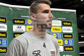 Самоков - зала “СамЕлион” - национален отбор по волейбол - тренировка