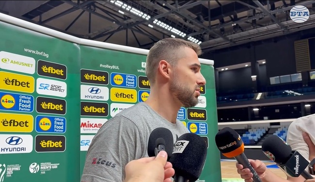 Волейболният национал Мартин Атанасов: "Липсата на Мартин Божилов в отбора се усеща много"