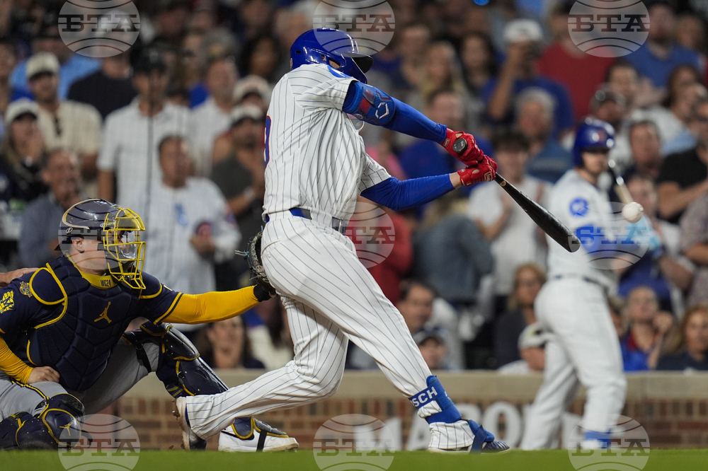 Brewers Cubs Baseball