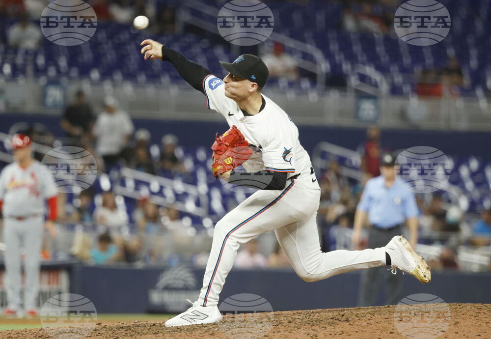 Cardinals Marlins Baseball