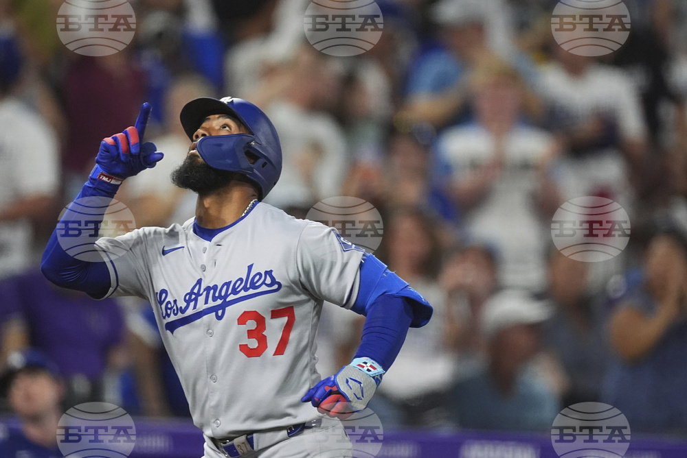Dodgers Rockies Baseball