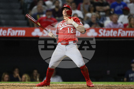 APTOPIX Reds Angels Baseball