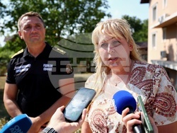 Сливница - пожар - брифинг