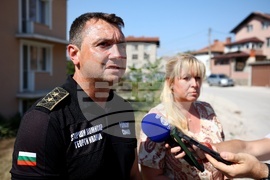 Сливница - пожар - брифинг