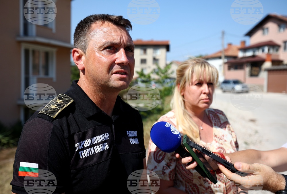 Сливница - пожар - брифинг