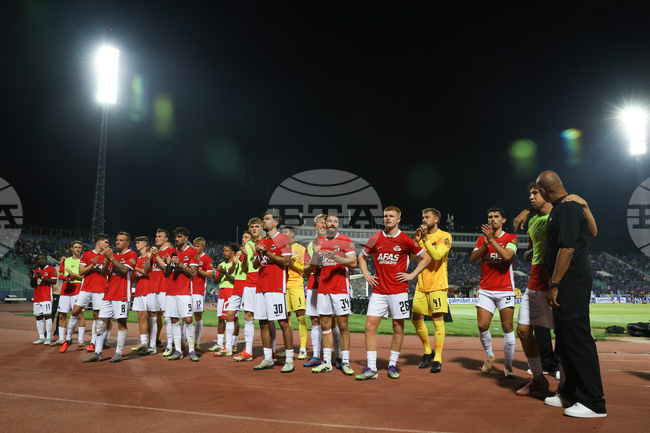 От АЗ Алкмаар признаха, че са останали впечатлени от публиката на Левски 