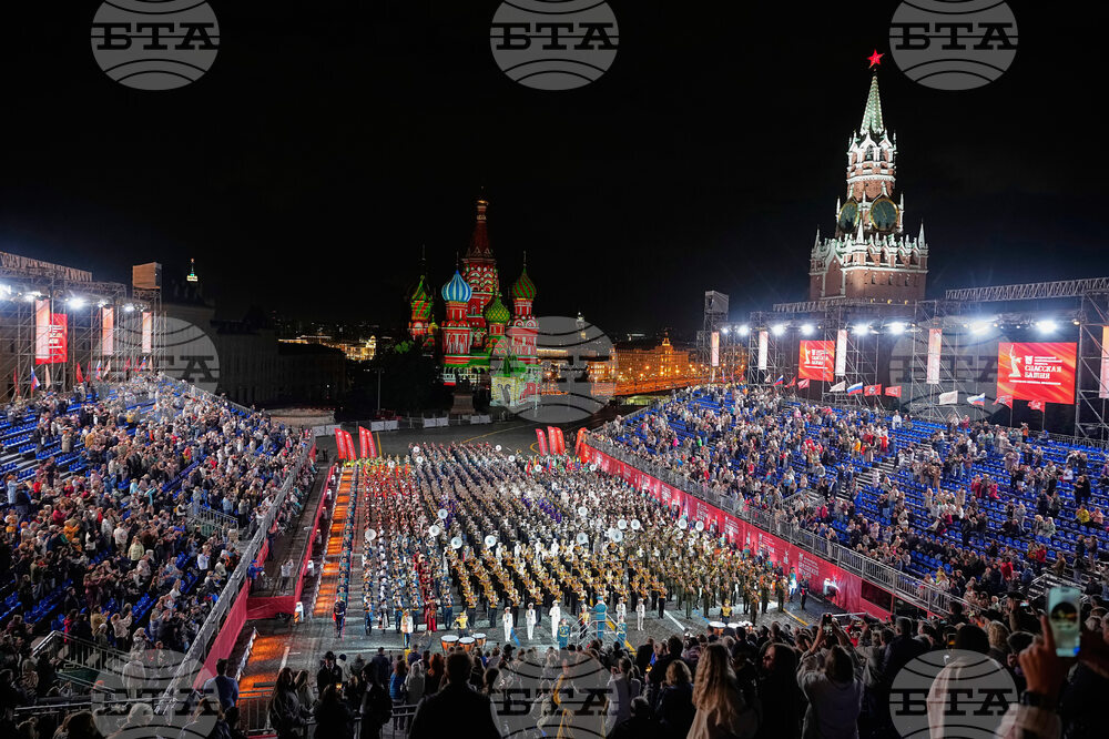 Russia Spasskaya Tower Military Festival