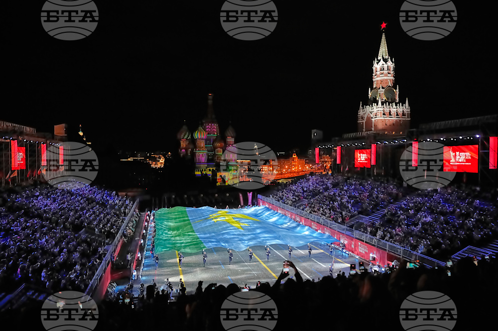 Russia Spasskaya Tower Military Festival