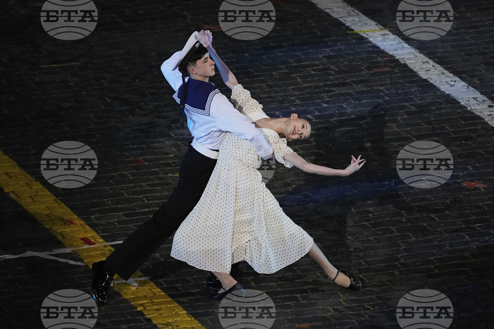 Russia Spasskaya Tower Military Festival