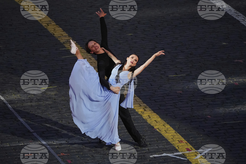 Russia Spasskaya Tower Military Festival