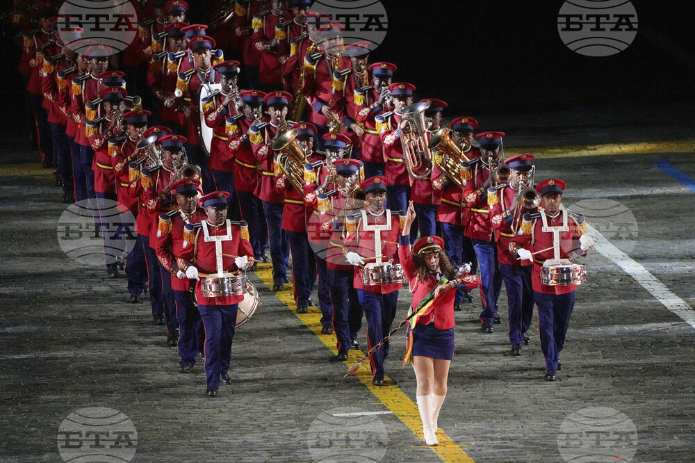 Russia Spasskaya Tower Military Festival
