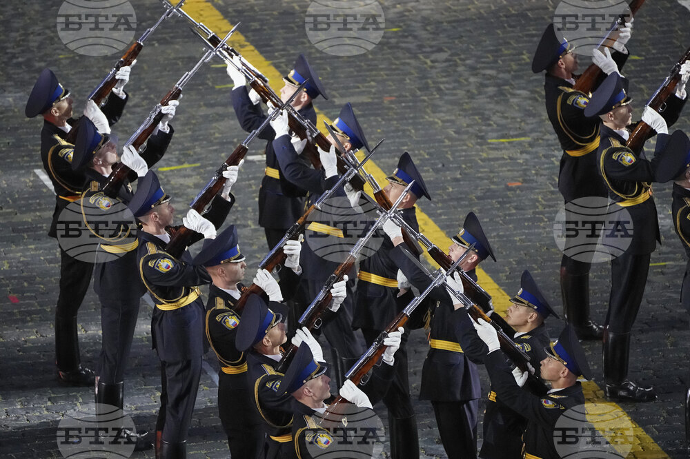 Russia Spasskaya Tower Military Festival