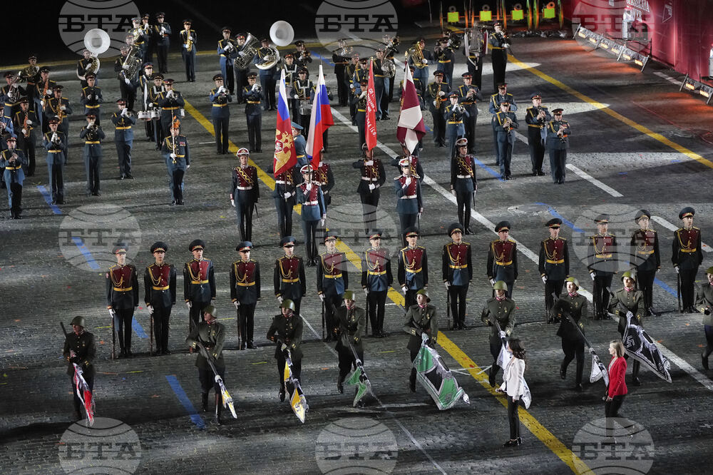 Russia Spasskaya Tower Military Festival