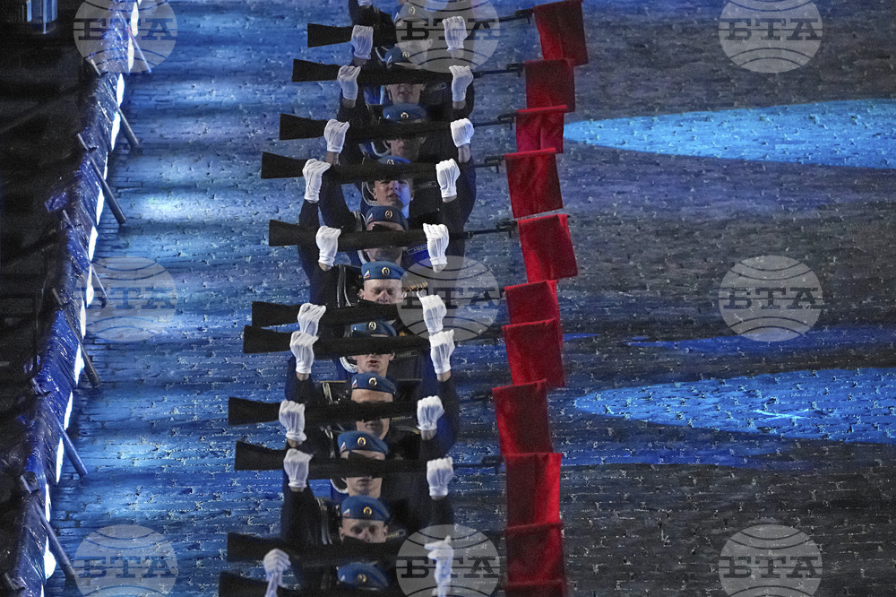 Russia Spasskaya Tower Military Festival