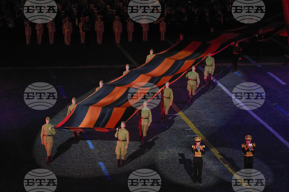 Russia Spasskaya Tower Military Festival