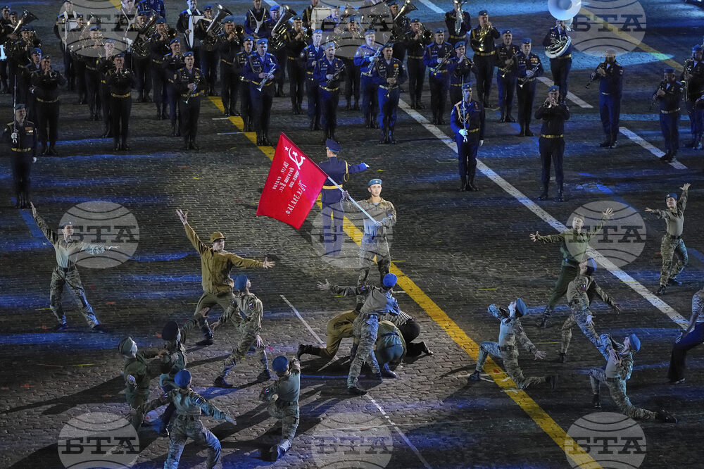 Russia Spasskaya Tower Military Festival