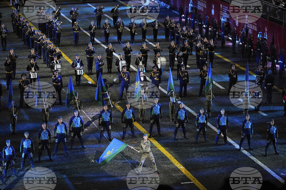 Russia Spasskaya Tower Military Festival