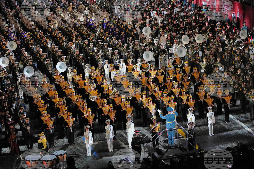 Russia Spasskaya Tower Military Festival