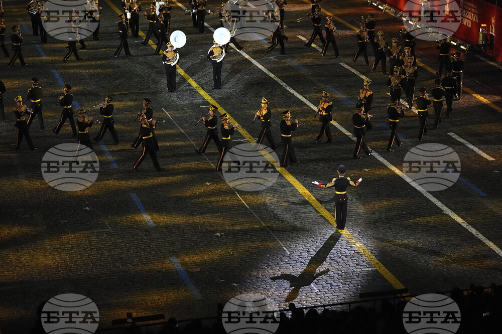 Russia Spasskaya Tower Military Festival