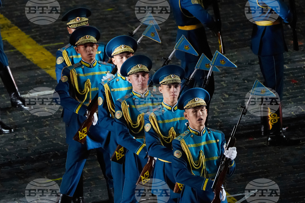 Russia Spasskaya Tower Military Festival