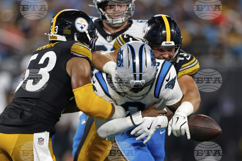 APTOPIX Steelers Panthers Football