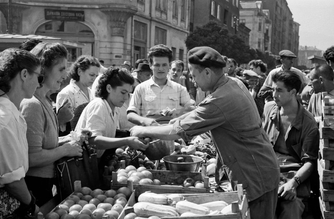 August 22, 1952: A Market Day in Sofia