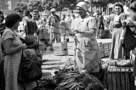 Sofia - on this day - market - august 22, 1952