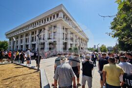 Бургас - Съдебна палата - протест