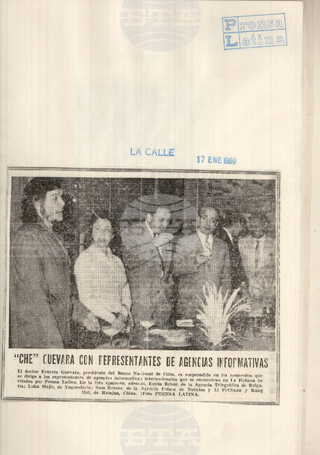 BTA Archives Reveal Name of Bulgarian Journalist Who Spoke with Che Guevara