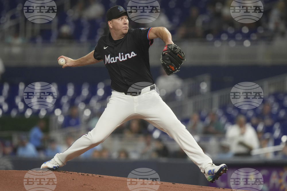 Blue Jays Marlins Baseball