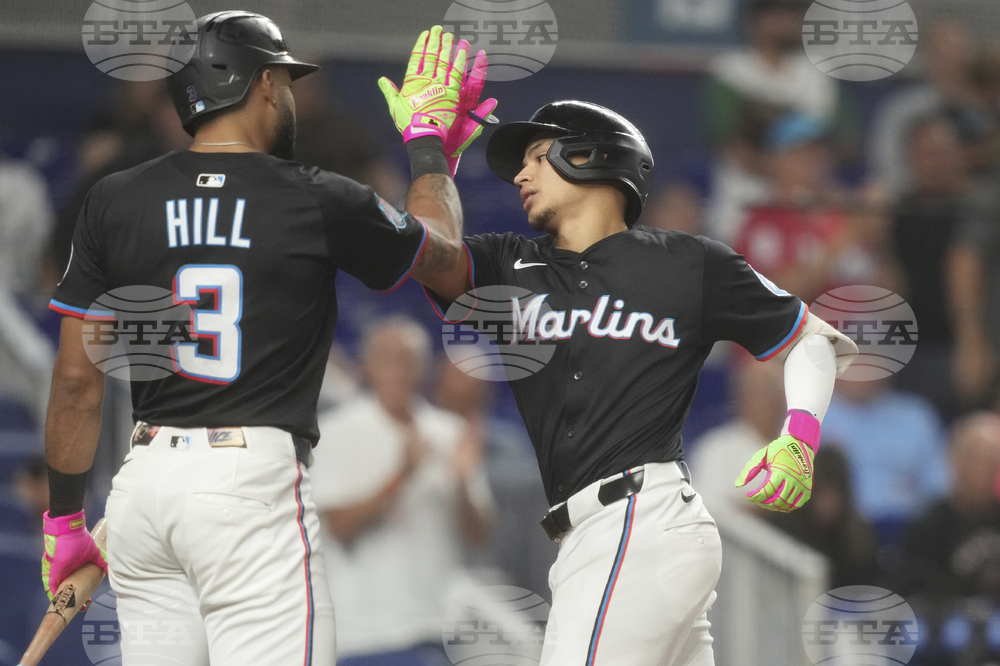 Blue Jays Marlins Baseball