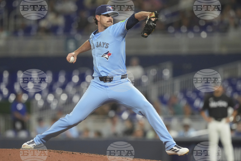 Blue Jays Marlins Baseball