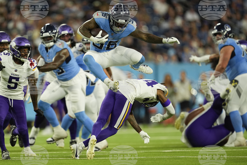 APTOPIX Vikings Titans Football