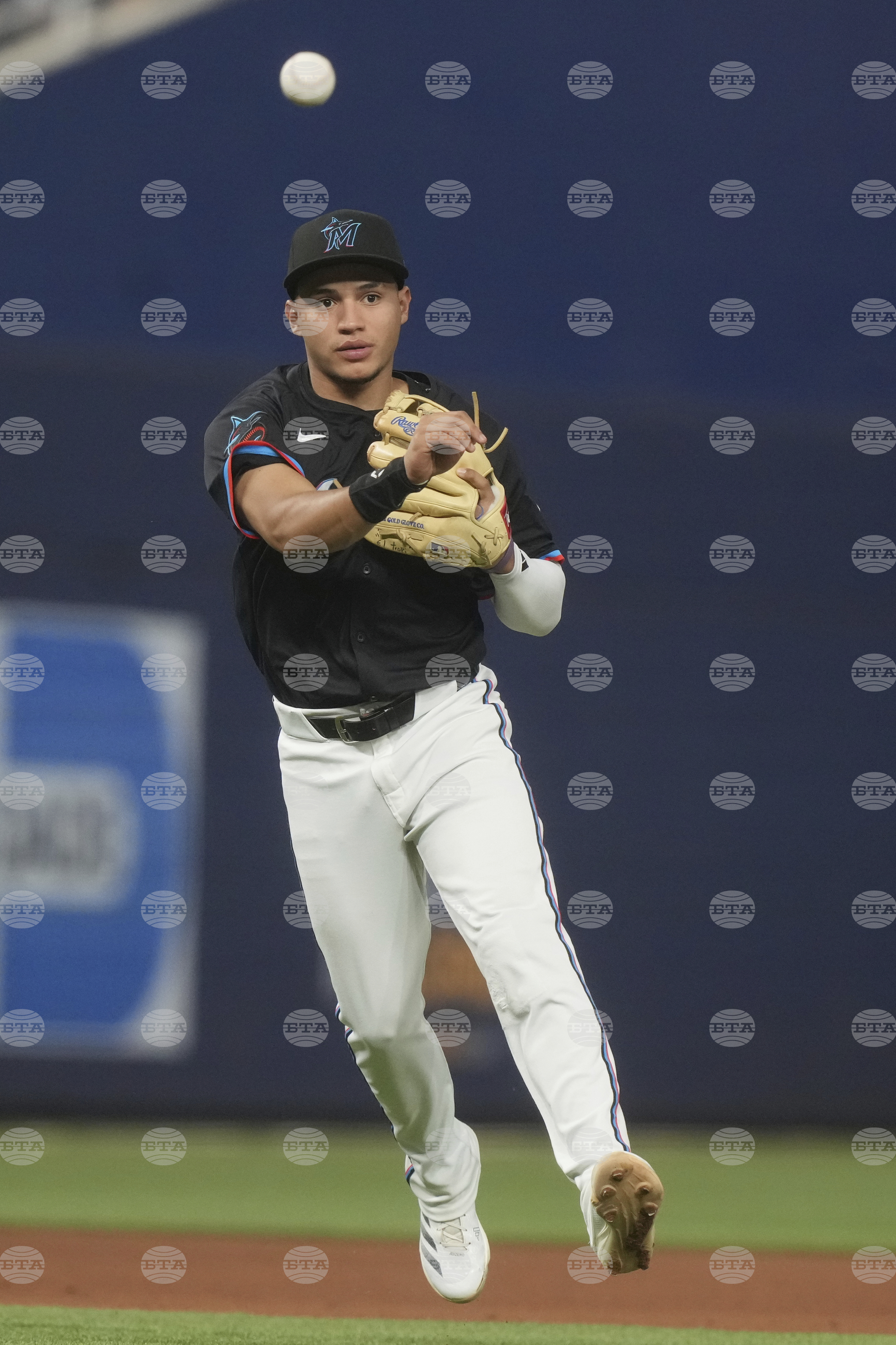 Blue Jays Marlins Baseball