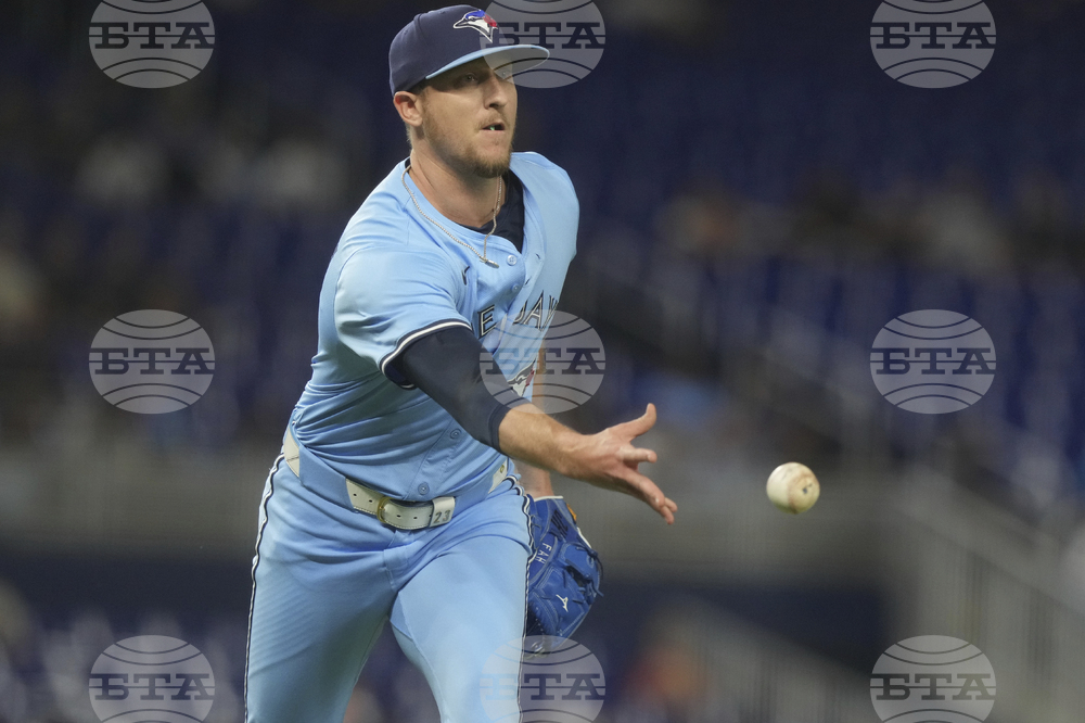 Blue Jays Marlins Baseball