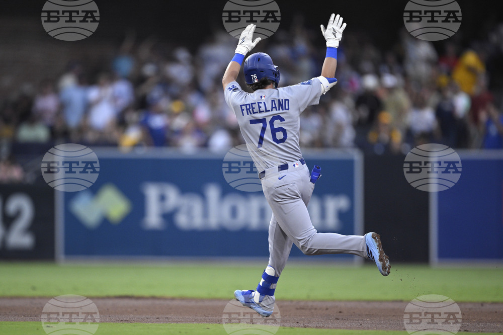 Dodgers Padres Baseball
