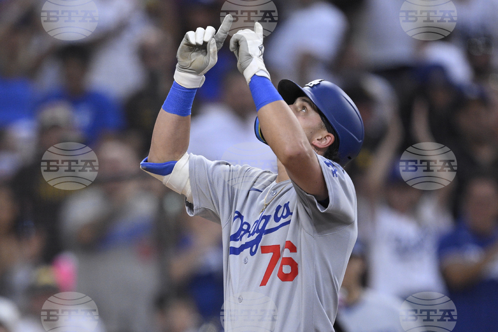Dodgers Padres Baseball