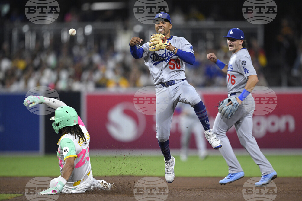 Dodgers Padres Baseball
