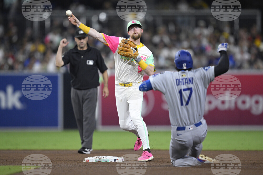 Dodgers Padres Baseball