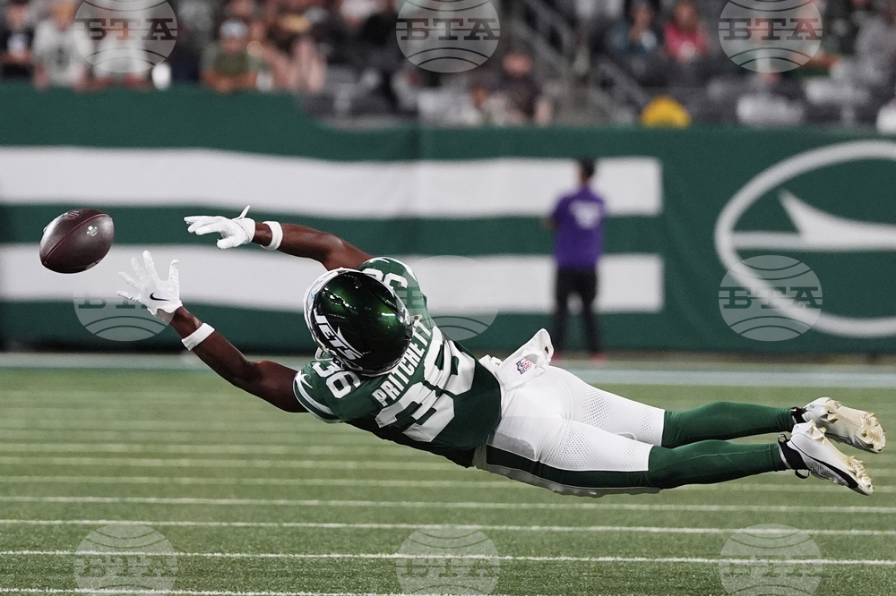 APTOPIX Eagles Jets Football