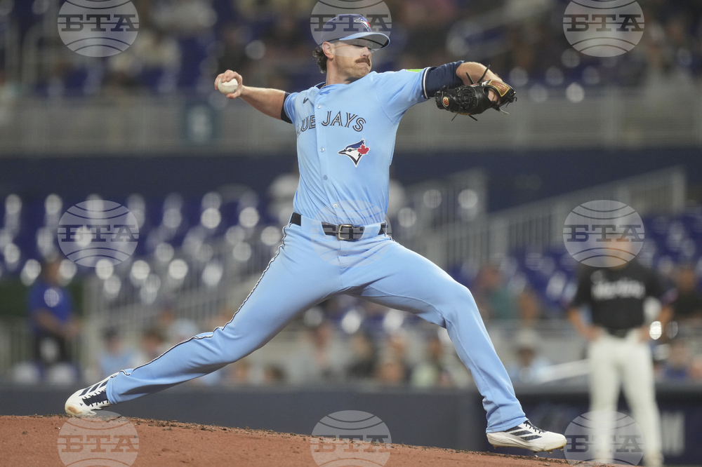 Blue Jays Marlins Baseball