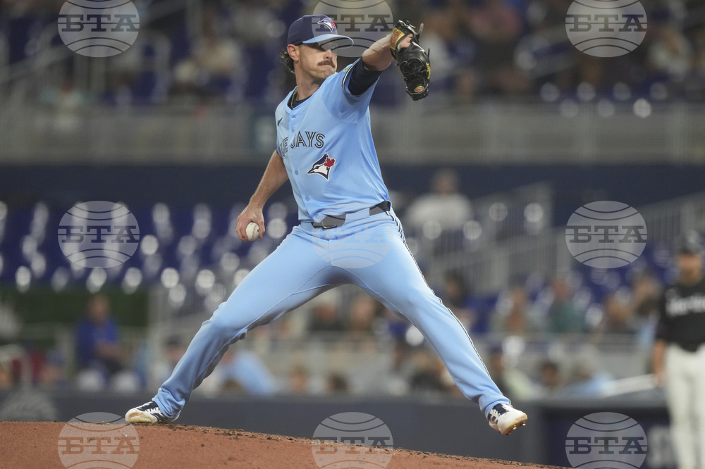 Blue Jays Marlins Baseball